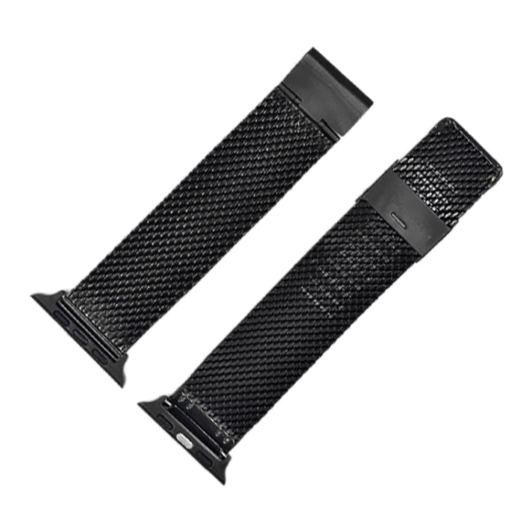 304 Stainless Steel Milanese Watch Band with Connector For Apple Watch Ultra 49mm&Watch Ultra 2 49mm / Series 10 46mm / 9&8&7 45mm / SE 3&SE 2&6&SE&5&4 44mm / 3&2&1 42mm, For Apple Watch Series 7 45mm / & 6 & SE & 5 & 4 44mm