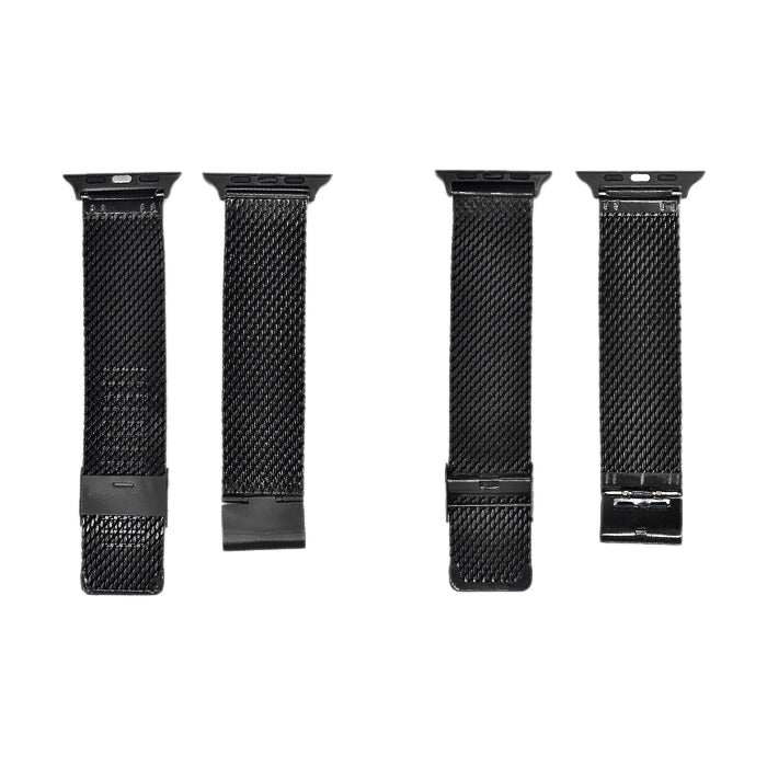 304 Stainless Steel Milanese Watch Band with Connector For Apple Watch Ultra 49mm&Watch Ultra 2 49mm / Series 10 46mm / 9&8&7 45mm / SE 3&SE 2&6&SE&5&4 44mm / 3&2&1 42mm, For Apple Watch Series 7 45mm / & 6 & SE & 5 & 4 44mm