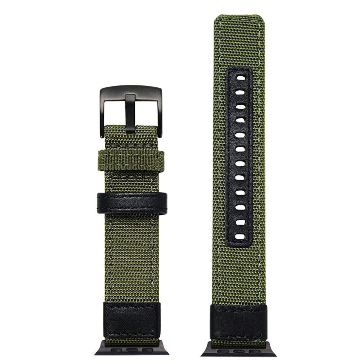 Jeep Style Nylon Wrist Watch Band with Stainless Steel Buckle for Apple Watch Series 3 & 2 & 1 42mm, 42mm