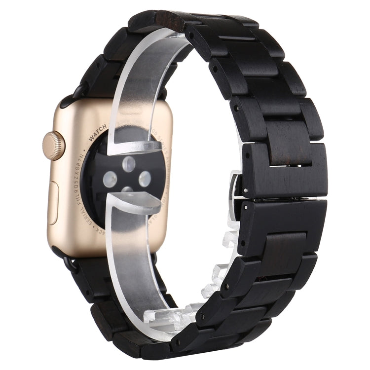 Wooden Replacement Wrist Strap Watchband, For Apple Watch Series 7 41mm / & 6 & SE & 5 & 4 40mm, For Apple Watch Series 7 45mm / & 6 & SE & 5 & 4 44mm