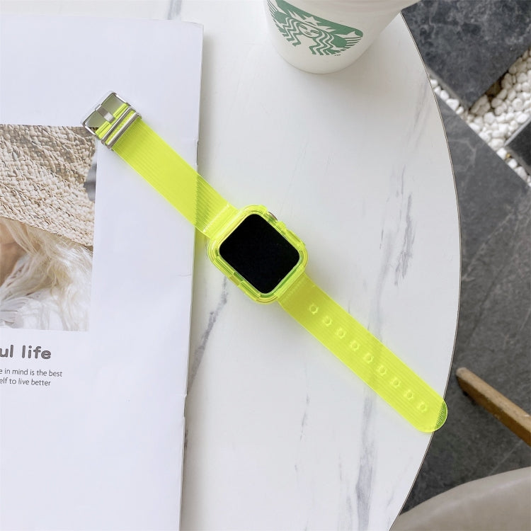 Candy Color Transparent TPU Watchband For Apple Watch Series 6 & SE & 5 & 4 40mm, For Apple Watch Series 7 41mm / & 6 & SE & 5 & 4 40mm