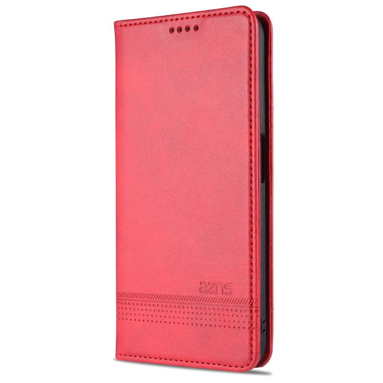 AZNS Magnetic Calf Texture Horizontal Flip Leather Case with Card Slots & Holder & Wallet
