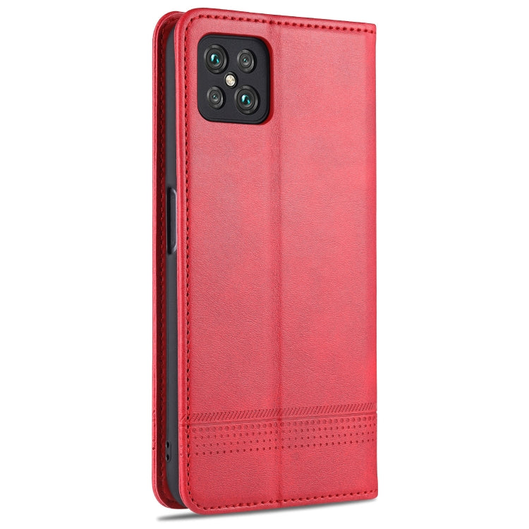 AZNS Magnetic Calf Texture Horizontal Flip Leather Case with Card Slots & Holder & Wallet
