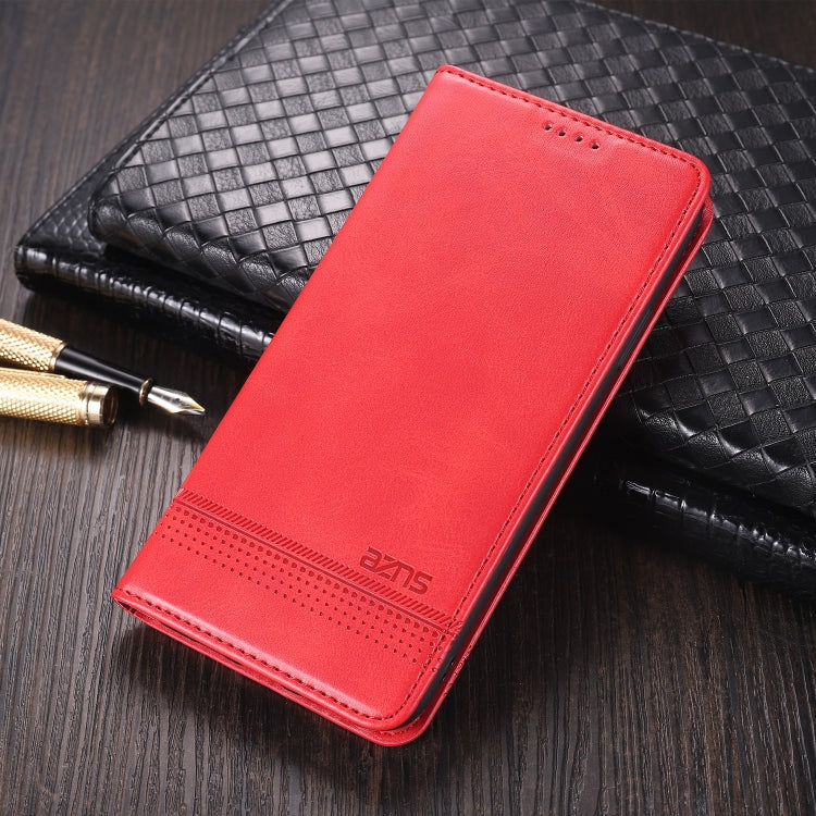 AZNS Magnetic Calf Texture Horizontal Flip Leather Case with Card Slots & Holder & Wallet