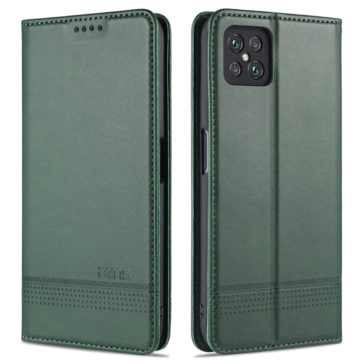AZNS Magnetic Calf Texture Horizontal Flip Leather Case with Card Slots & Holder & Wallet
