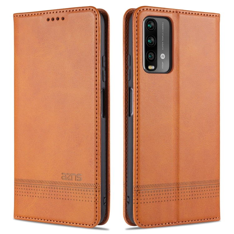 AZNS Magnetic Calf Texture Horizontal Flip Leather Case with Card Slots & Holder & Wallet
