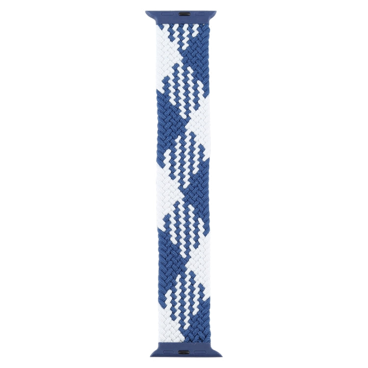 Plastic Buckle Mixed Color Nylon Braided Single Loop Replacement Watchbands For Apple Watch Series 6 & SE & 5 & 4 44mm / 3 & 2 & 1 42mm, S, M, L