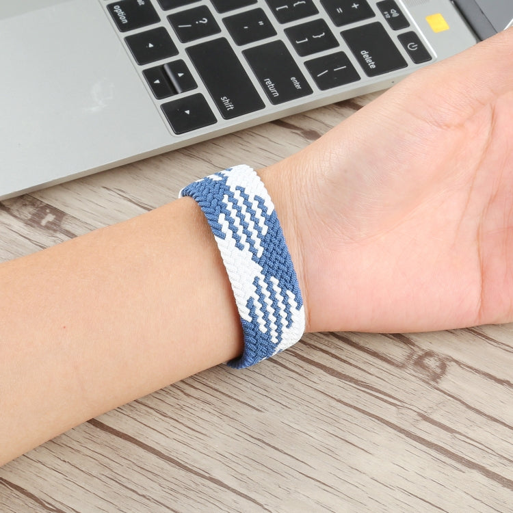 Plastic Buckle Mixed Color Nylon Braided Single Loop Replacement Watchbands For Apple Watch Series 6 & SE & 5 & 4 44mm / 3 & 2 & 1 42mm, S, M, L