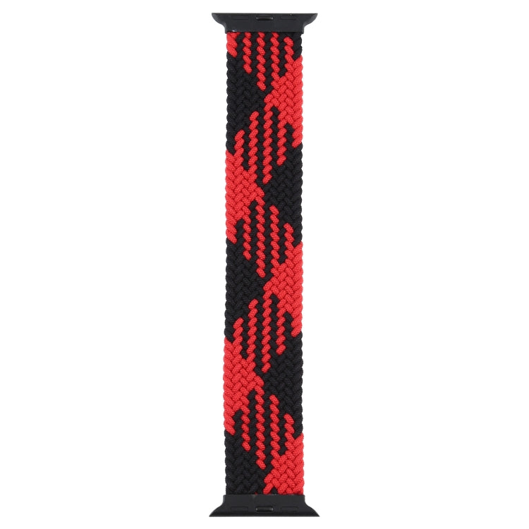 Plastic Buckle Mixed Color Nylon Braided Single Loop Replacement Watchbands For Apple Watch Series 6 & SE & 5 & 4 44mm / 3 & 2 & 1 42mm, S, M, L