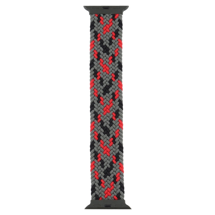 Plastic Buckle Mixed Color Nylon Braided Single Loop Replacement Watchbands For Apple Watch Series 6 & SE & 5 & 4 44mm / 3 & 2 & 1 42mm, S, M, L