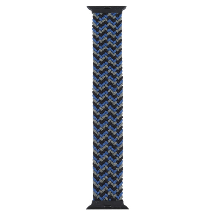 Plastic Buckle Mixed Color Nylon Braided Single Loop Replacement Watchbands For Apple Watch Series 6 & SE & 5 & 4 44mm / 3 & 2 & 1 42mm, S, M, L
