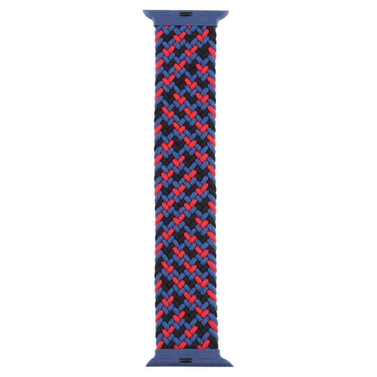 Plastic Buckle Mixed Color Nylon Braided Single Loop Replacement Watchbands For Apple Watch Series 6 & SE & 5 & 4 44mm / 3 & 2 & 1 42mm, S, M, L