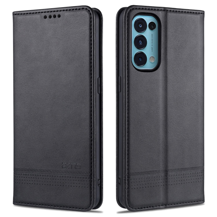 AZNS Magnetic Calf Texture Horizontal Flip Leather Case with Card Slots & Holder & Wallet