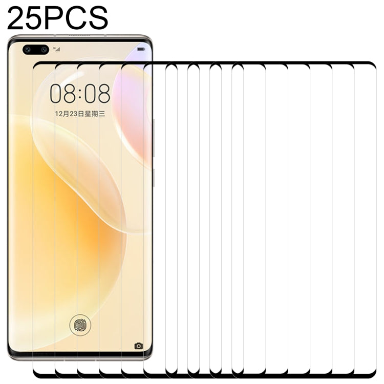 25 PCS 3D Curved Edge Full Screen Tempered Glass Film, For Huawei nova 8 5G / nova 9 (25 PCS), For Huawei nova 8 Pro 5G / nova 9 Pro (25 PCS), For vivo X60 Pro / X60 Pro+ / X60t Pro+ ( 25PCS)