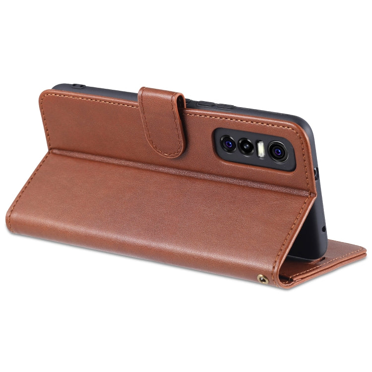 AZNS Sheepskin Texture Horizontal Flip Leather Case with Holder & Card Slots & Wallet