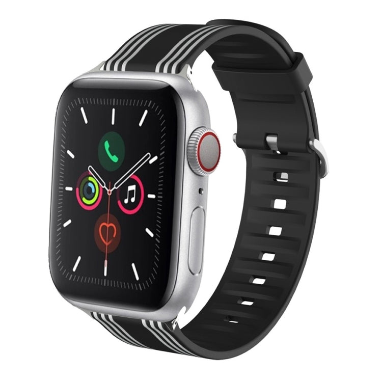 Silicone Replaceable Watch Strap, For Apple Watch Series 8&7 41mm / SE 2&6&SE&5&4 40mm / 3&2&1 38mm