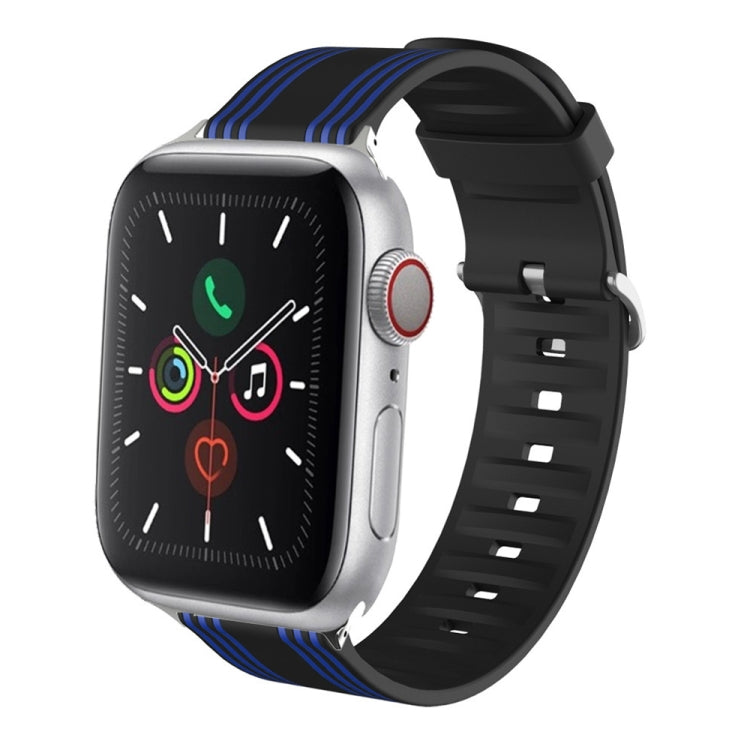 Silicone Replaceable Watch Strap, For Apple Watch Series 8&7 41mm / SE 2&6&SE&5&4 40mm / 3&2&1 38mm