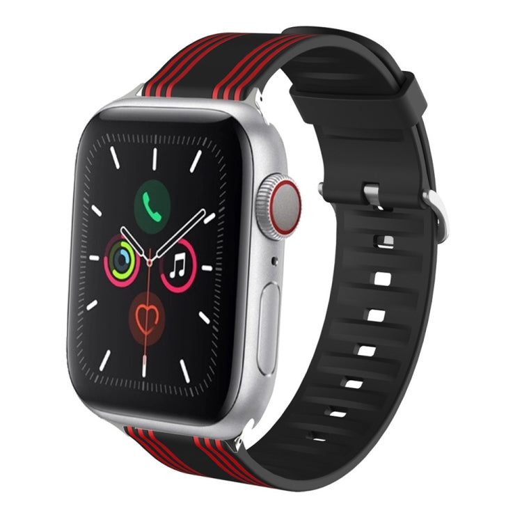 Silicone Replaceable Watch Strap, For Apple Watch Series 8&7 41mm / SE 2&6&SE&5&4 40mm / 3&2&1 38mm