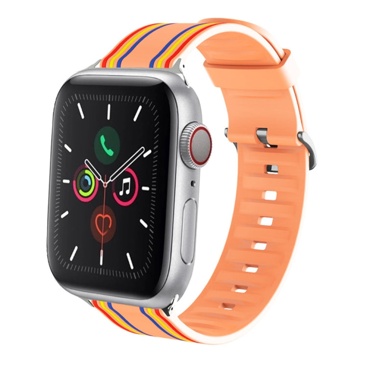 Silicone Replaceable Watch Strap, For Apple Watch Series 8&7 41mm / SE 2&6&SE&5&4 40mm / 3&2&1 38mm