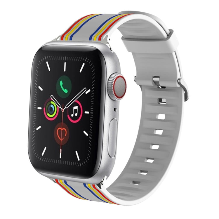 Silicone Replaceable Watch Strap, For Apple Watch Series 8&7 41mm / SE 2&6&SE&5&4 40mm / 3&2&1 38mm