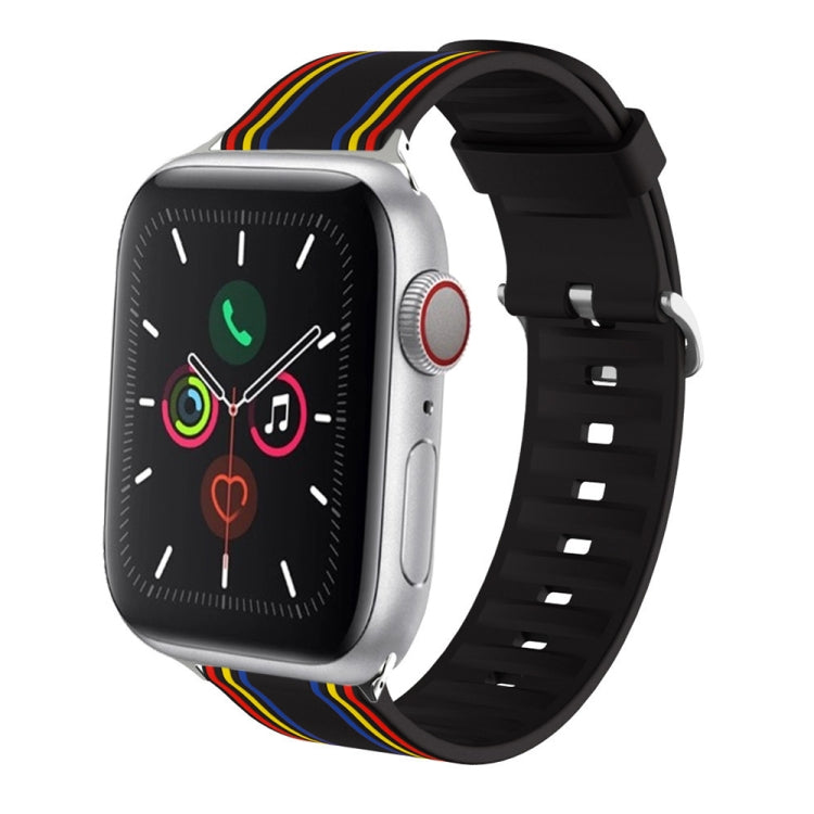 Silicone Replaceable Watch Strap, For Apple Watch Series 8&7 41mm / SE 2&6&SE&5&4 40mm / 3&2&1 38mm