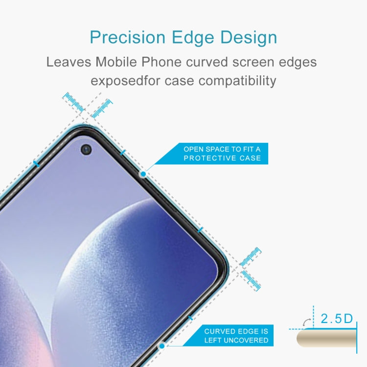 0.26mm 9H 2.5D Tempered Glass Film, For OPPO Reno5 Z (1 PC), For OPPO A74 5G (1 PC), For OPPO F19 (1 PC), For OPPO A54 (1 PC), For OPPO Find PC)