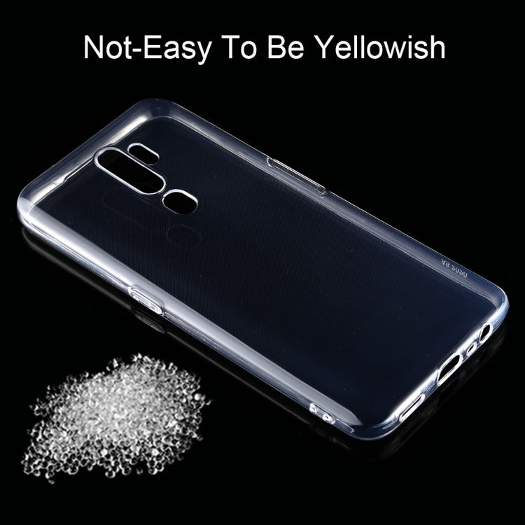 0.75mm Ultra Thin Transparent TPU Case, For OPPO A9 (2020), For OPPO Reno 2