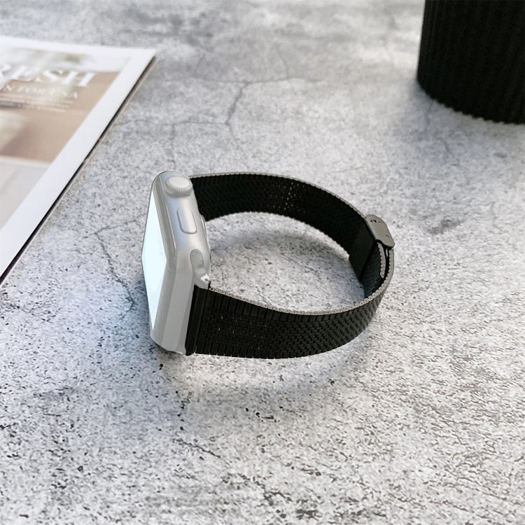 Buckle Style Steel Replacement Strap Watchband, For Apple Watch Series 7 41mm / & 6 & SE & 5 & 4 40mm, For Apple Watch Series 7 45mm / & 6 & SE & 5 & 4 44mm