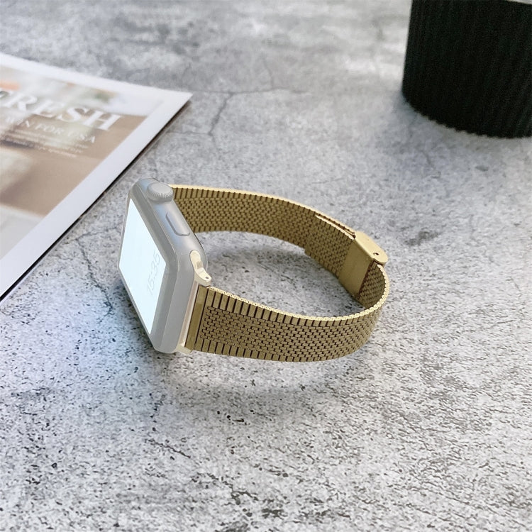 Buckle Style Steel Replacement Strap Watchband, For Apple Watch Series 7 41mm / & 6 & SE & 5 & 4 40mm, For Apple Watch Series 7 45mm / & 6 & SE & 5 & 4 44mm