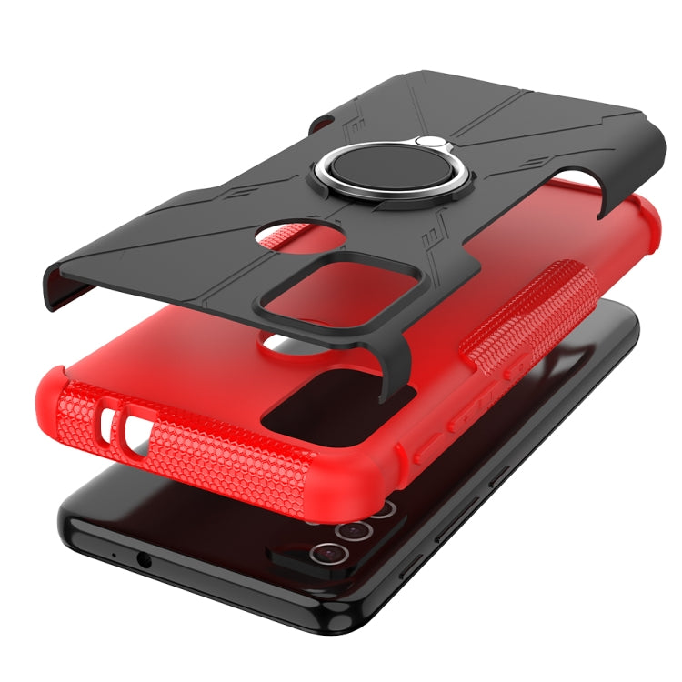 Armor Bear Shockproof PC + TPU Protective Case with Ring Holder, For Motorola Moto G30
