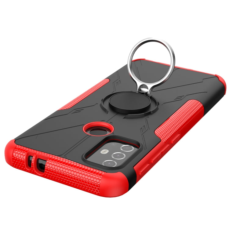 Armor Bear Shockproof PC + TPU Protective Case with Ring Holder, For Motorola Moto G30