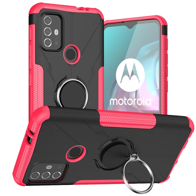 Armor Bear Shockproof PC + TPU Protective Case with Ring Holder, For Motorola Moto G30