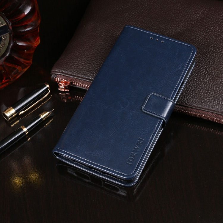 idewei Crazy Horse Texture Horizontal Flip Leather Case with Holder & Card Slots & Wallet, For vivo X60 / X60 Curved Screen Version