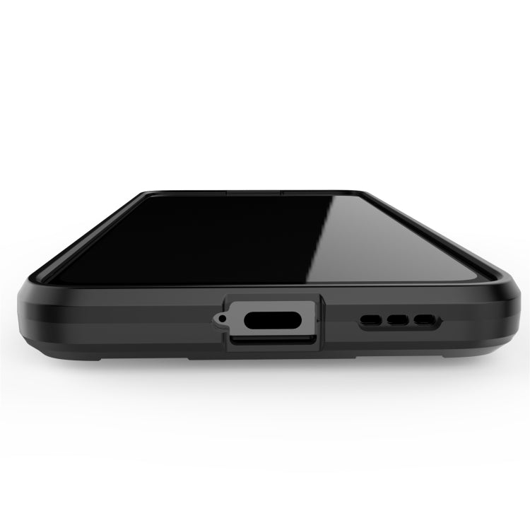 War Chariot Series Armor All-inclusive Shockproof PC + TPU Protective Case with Invisible Holder, For OPPO Reno6 5G