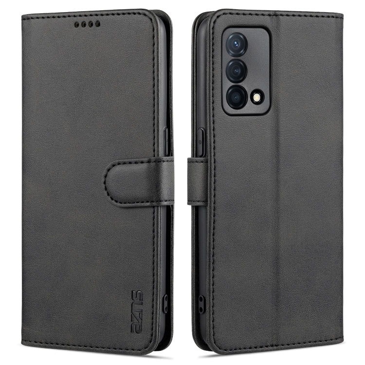 AZNS Skin Feel Calf Texture Horizontal Flip Leather Case with Card Slots & Holder & Wallet