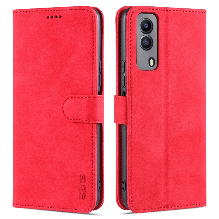 AZNS Skin Feel Calf Texture Horizontal Flip Leather Case with Card Slots & Holder & Wallet