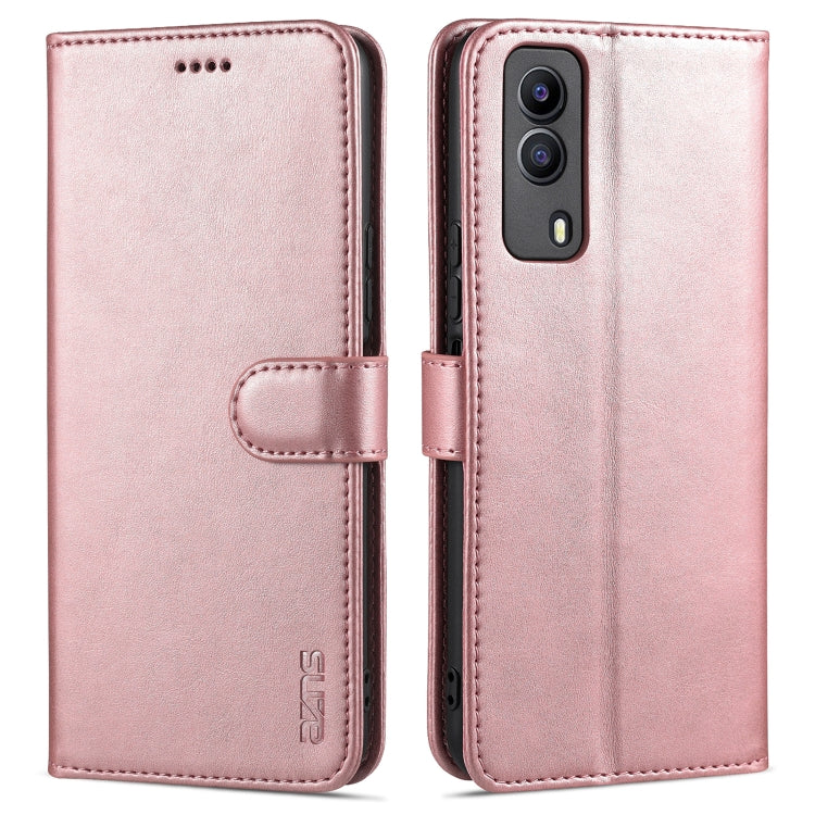AZNS Skin Feel Calf Texture Horizontal Flip Leather Case with Card Slots & Holder & Wallet