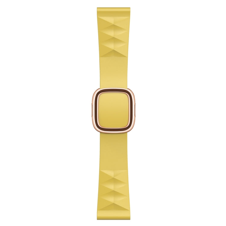 Modern Style Silicone Replacement Strap Watchband For Apple Watch Series 6 & SE & 5 & 4 40mm / 3 & 2 & 1 38mm, Black Buckle, Rose Gold Buckle, Silver Buckle
