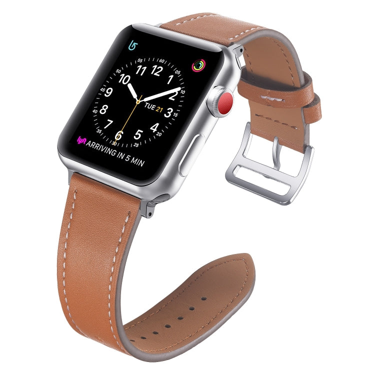 Small Waist Leather Replacement Strap Watchband, For Apple Watch Series 7 41mm / & 6 & SE & 5 & 4 40mm, For Apple Watch Series 7 45mm / & 6 & SE & 5 & 4 44mm