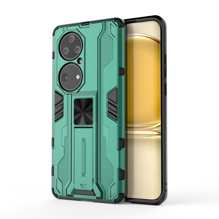 Supersonic PC + TPU Shock-proof Protective Case with Holder, For Huawei P50 Pro