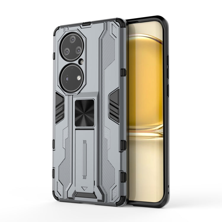 Supersonic PC + TPU Shock-proof Protective Case with Holder, For Huawei P50 Pro