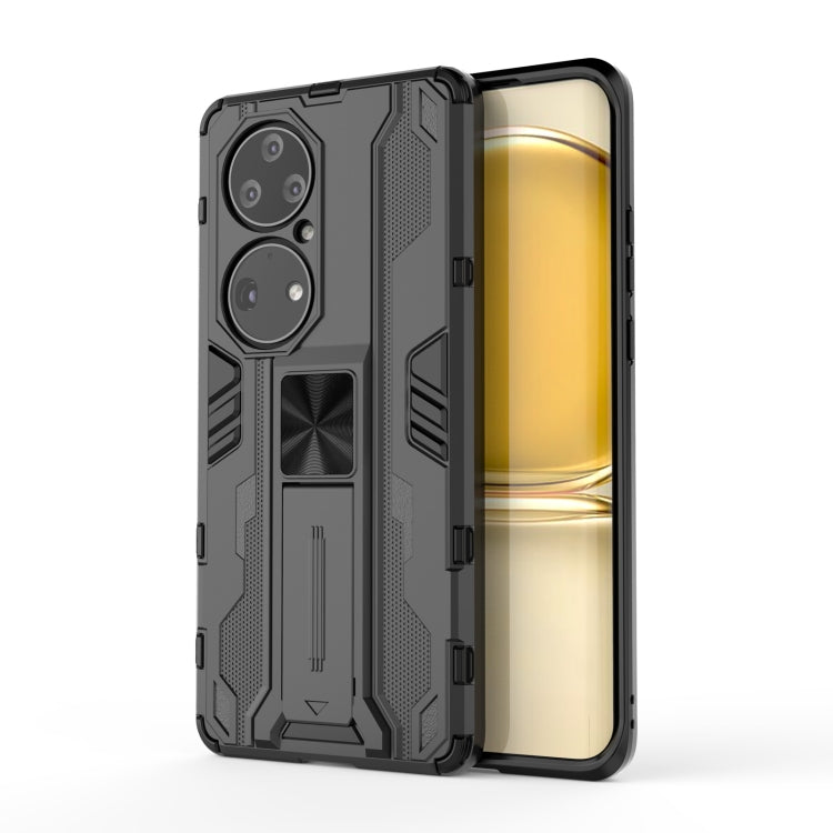 Supersonic PC + TPU Shock-proof Protective Case with Holder, For Huawei P50 Pro
