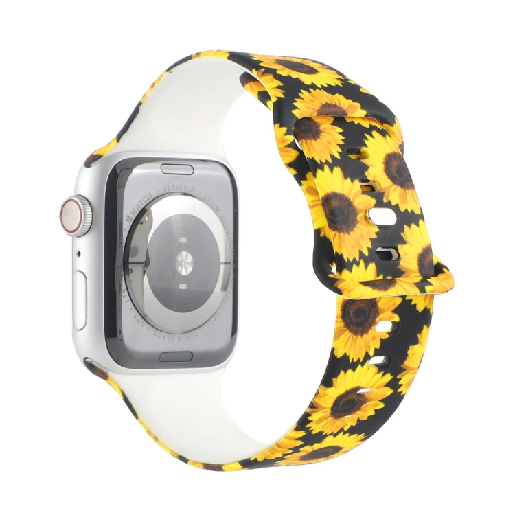 8-buckle Printed Replacement Strap Watchband For Apple Watch Series, 7 45mm / 6 & SE & 5 & 4 44mm / 3 & 2 & 1 42mm, 7 41mm / 6 & SE & 5 & 4 40mm / 3 & 2 & 1 38mm