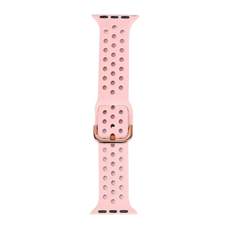 Silicone Replacement Watchband For Apple Watch Series, 7 45mm / 6 & SE & 5 & 4 44mm / 3 & 2 & 1 42mm
