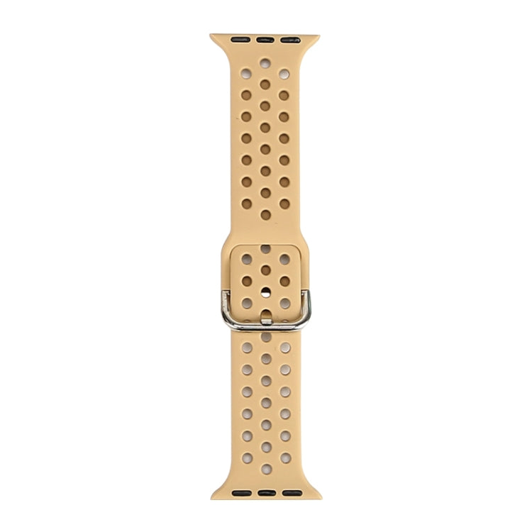 Silicone Replacement Watchband For Apple Watch Series, 7 45mm / 6 & SE & 5 & 4 44mm / 3 & 2 & 1 42mm