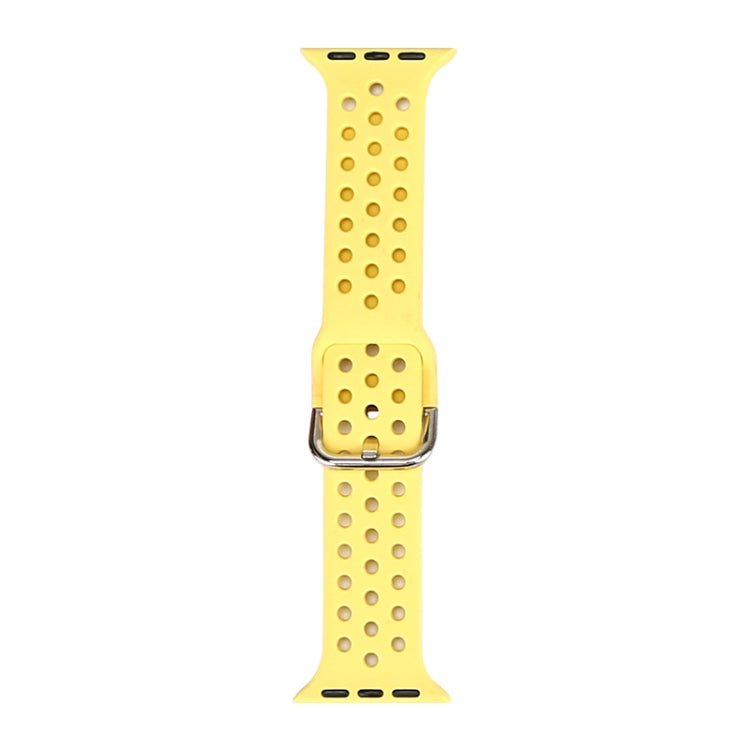 Silicone Replacement Watchband For Apple Watch Series, 7 45mm / 6 & SE & 5 & 4 44mm / 3 & 2 & 1 42mm