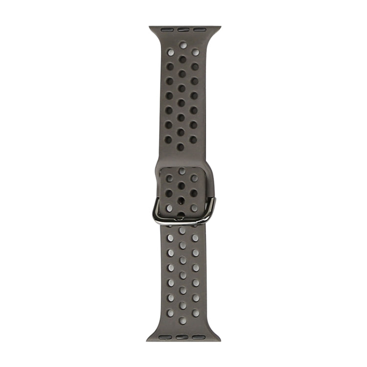 Silicone Replacement Watchband For Apple Watch Series, 7 45mm / 6 & SE & 5 & 4 44mm / 3 & 2 & 1 42mm