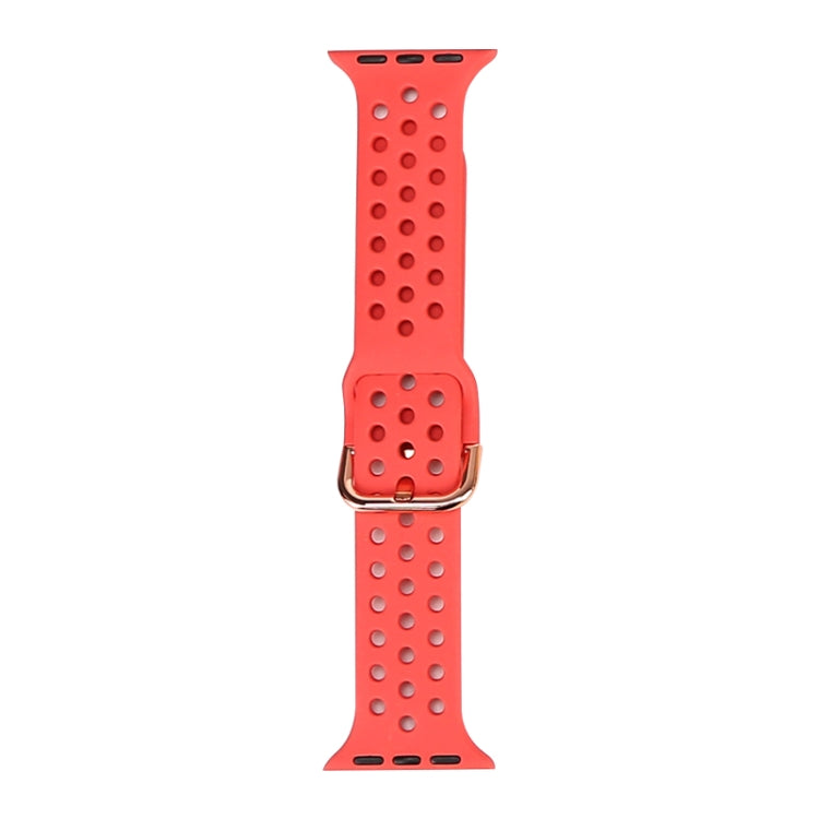 Silicone Replacement Watchband For Apple Watch Series, 7 45mm / 6 & SE & 5 & 4 44mm / 3 & 2 & 1 42mm