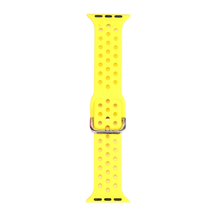 Silicone Replacement Watchband For Apple Watch Series, 7 45mm / 6 & SE & 5 & 4 44mm / 3 & 2 & 1 42mm