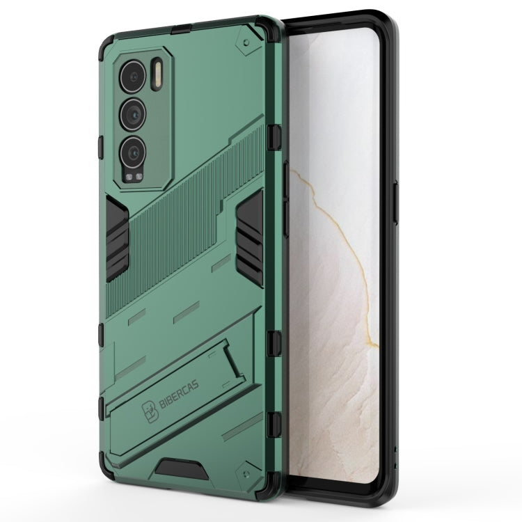 Punk Armor 2 in 1 PC + TPU Shockproof Case with Invisible Holder, For Honor X20, For OPPO Realme GT Explorer Master